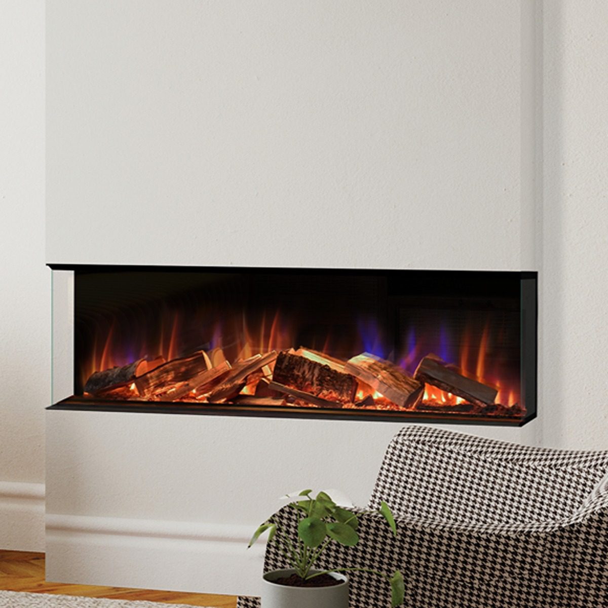 Evonic E-Lectra 1250 Glass Fronted Fire