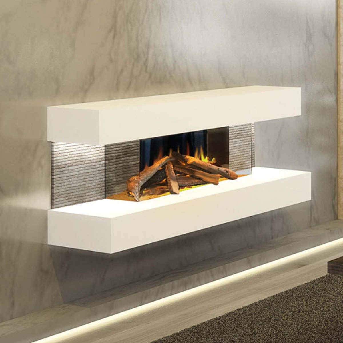Evonic Compton 2 White With Beige Tiles