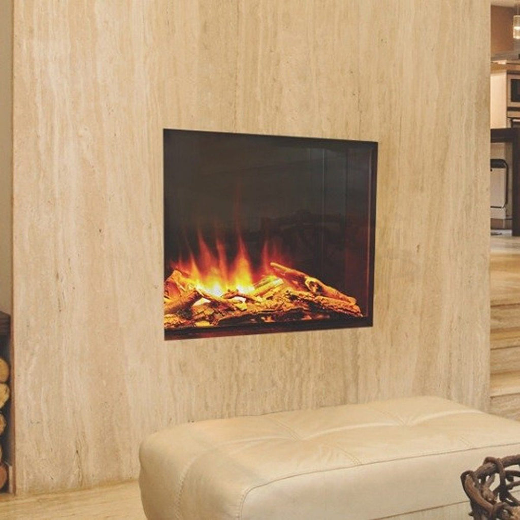 Evonic E600Gf Glass Fronted With Continental Log Set