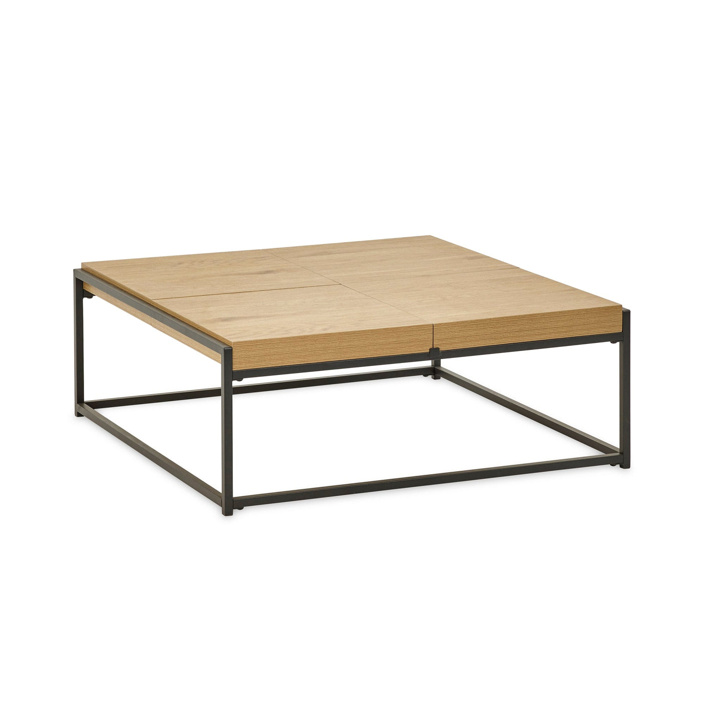 Ezra Square Tray Coffee Table - Light Oak - EZR001
