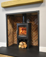 Mourne Eco 5 (Portrait) Log Store made from eco-friendly materials | Home Centre Direct UK