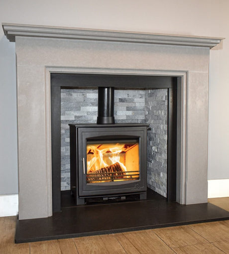 Mourne Eco 8 stove with cast iron door and steel body | Home Centre Direct UK