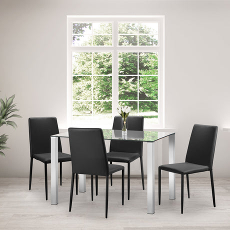 Jazz Dining Chair (Set of 4) - Black - JAZ006