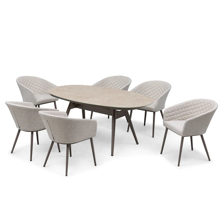 Ambition 6 Seat Oval Dining Set