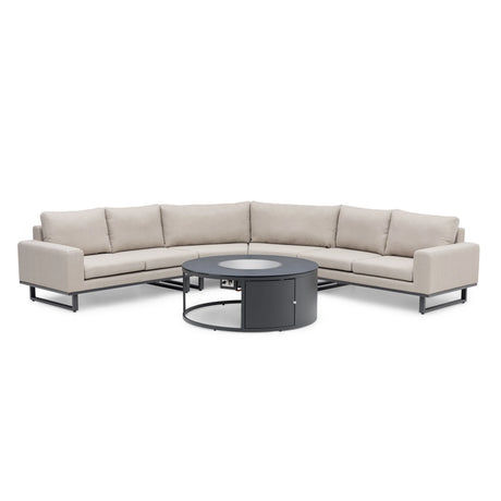 Ethos Grand Corner with round Fire pit table