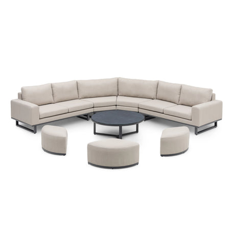 Ethos Grand Corner with round table (3x stools)