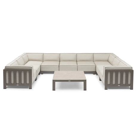 Ibiza U Shape Sofa Set With Square Table
