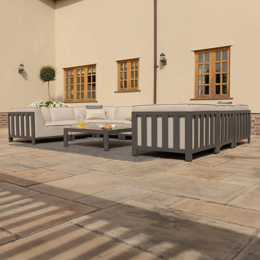 Ibiza U Shape Sofa Set With Square Table