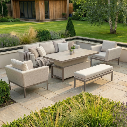 Pulse 3 Seat Sofa Dining Set with Rising Table