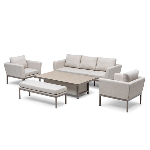 Pulse 3 Seat Sofa Dining Set with Rising Table