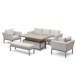 Pulse 3 Seat Sofa Dining Set with Rising Table