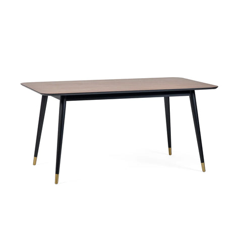 Findlay Rectangular Dining Table - Dark Brown - FIN001