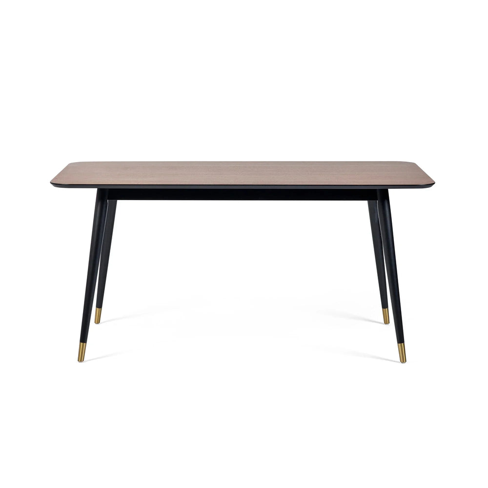 Findlay Rectangular Dining Table - Dark Brown - FIN001