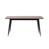 Findlay Rectangular Dining Table - Dark Brown - FIN001