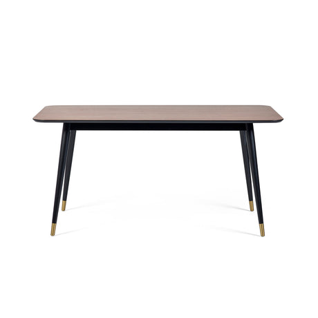 Findlay Rectangular Dining Table - Dark Brown - FIN001