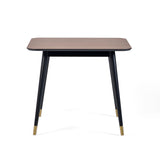 Findlay Square Dining Table - Dark Brown - FIN002