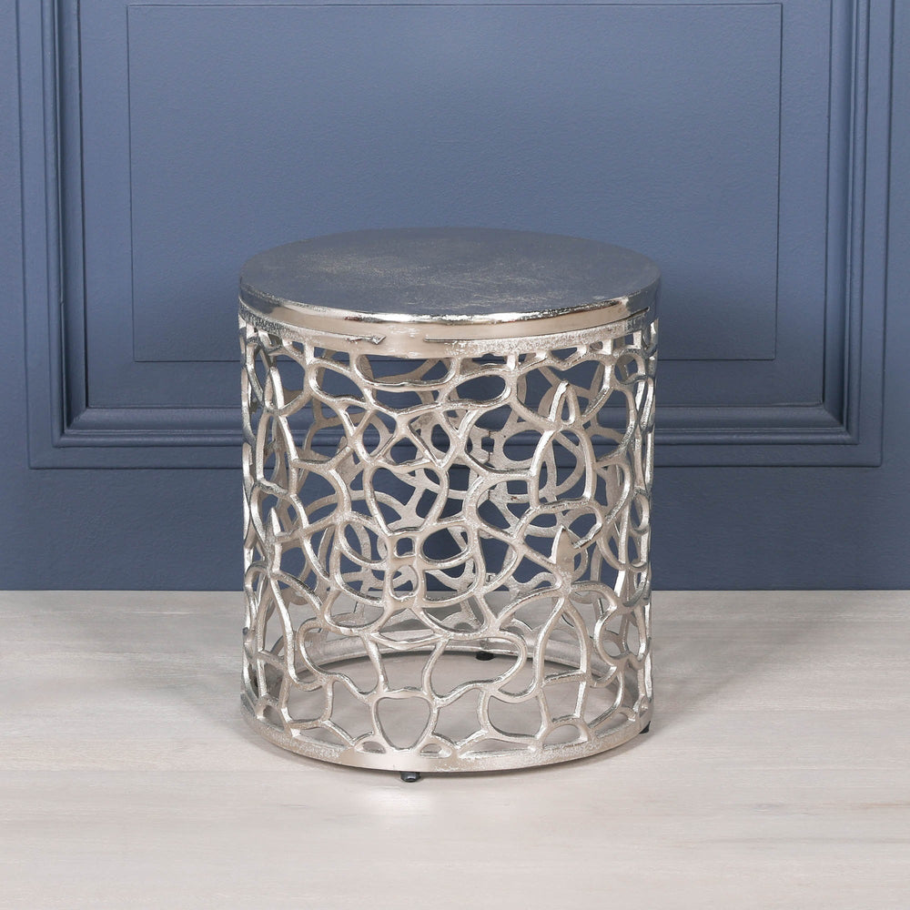Aluminium Fretwork Side Table