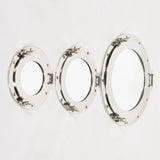 Extra Large Polished Port Hole Mirror