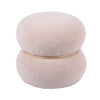 Beige Boucle Ottoman