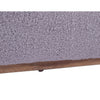Grey Boucle Ottoman