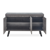 Fredrik Grey 3 Door Sideboard