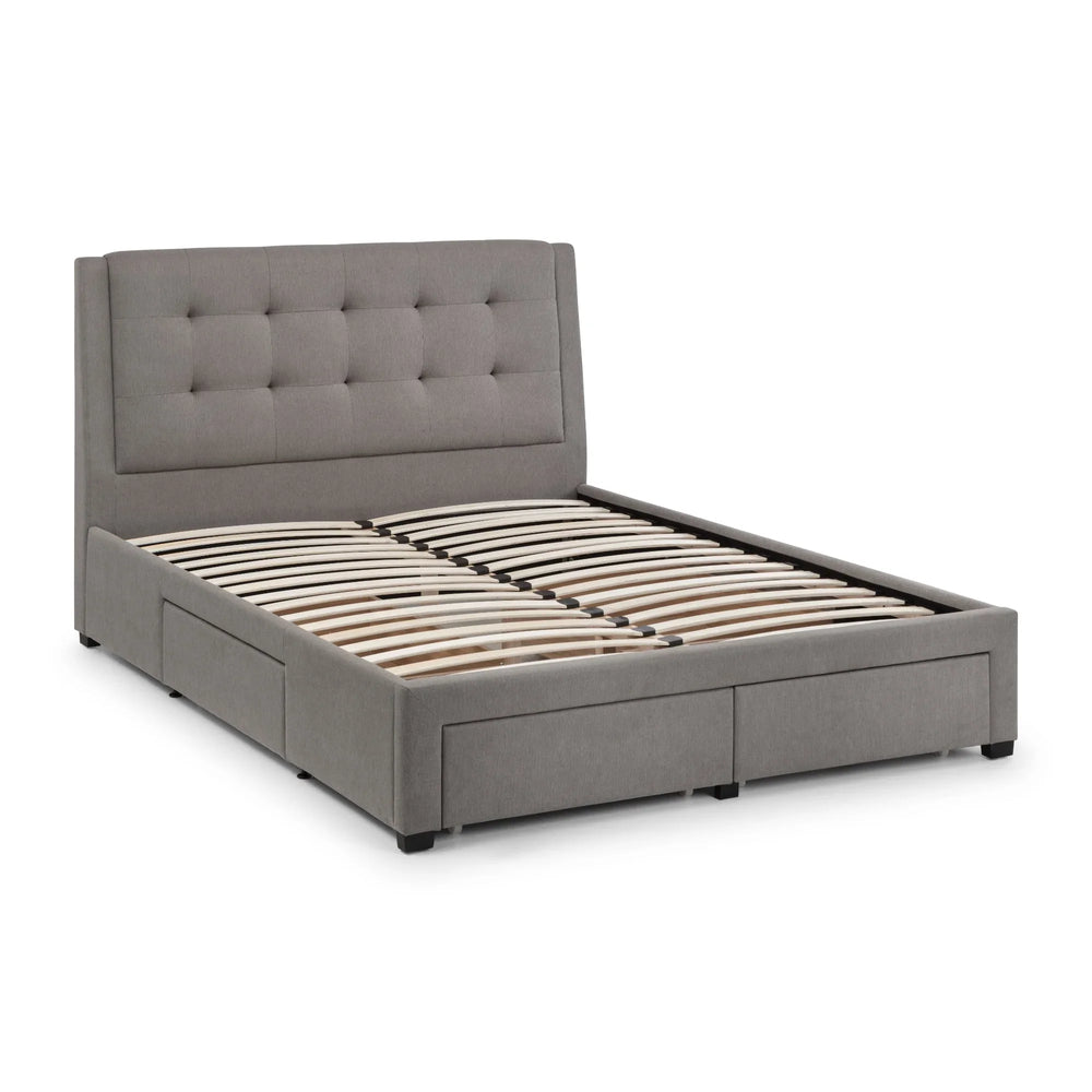 Fullerton 4 Drawer Bed - Grey / Superking - FUL003
