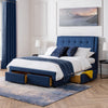 Fullerton 4 Drawer Bed - Grey / Double - FUL001