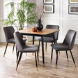Findlay Square Dining Table - Dark Brown - FIN002