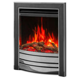 Amara electric fire with realistic flame effect and log display.