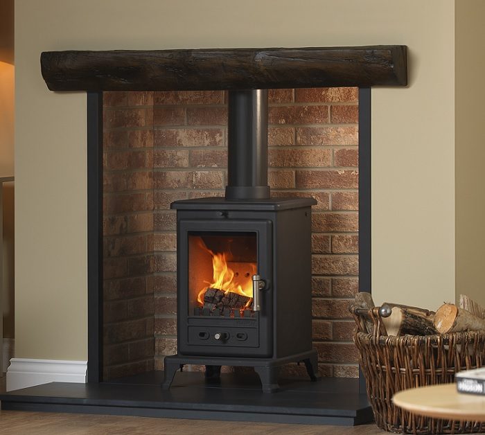 Firefox 5 Eco multifuel stove with clean design | Home Centre Direct UK