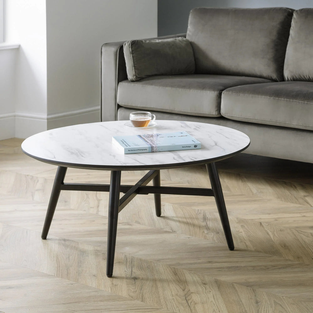 Firenze Coffee Table - Black and White - FIR101