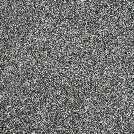 close-up of grey textured carpet flooring, loop pile surface, suitable for living room or bedroom