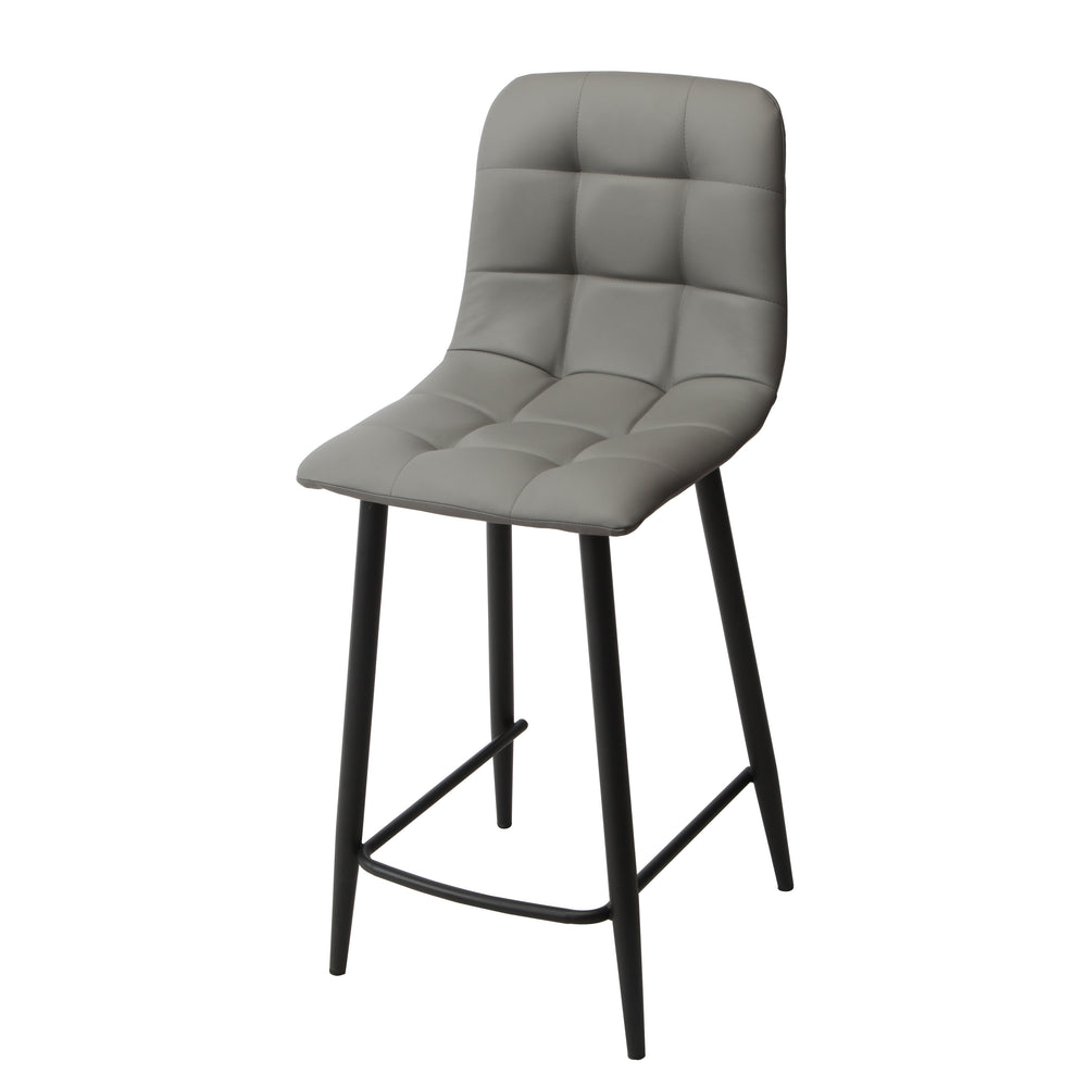 Fredrik Grey Bar Stool PU