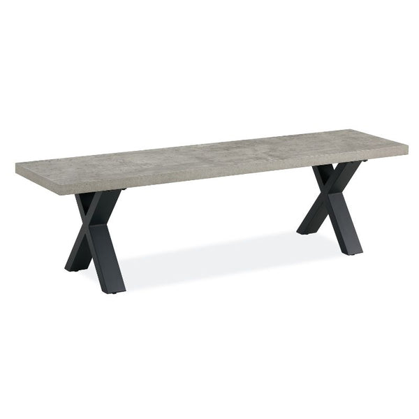 Fredrik Grey Bench