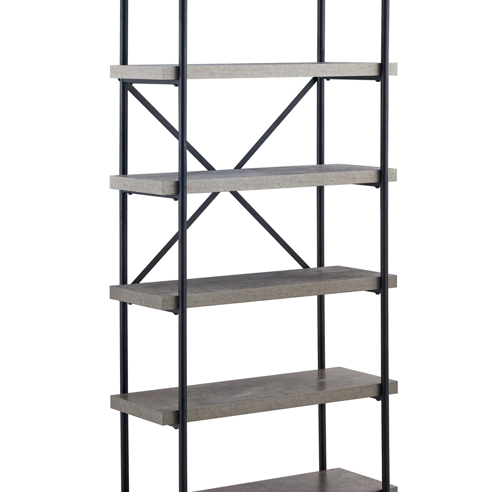 Fredrik Grey Bookcase