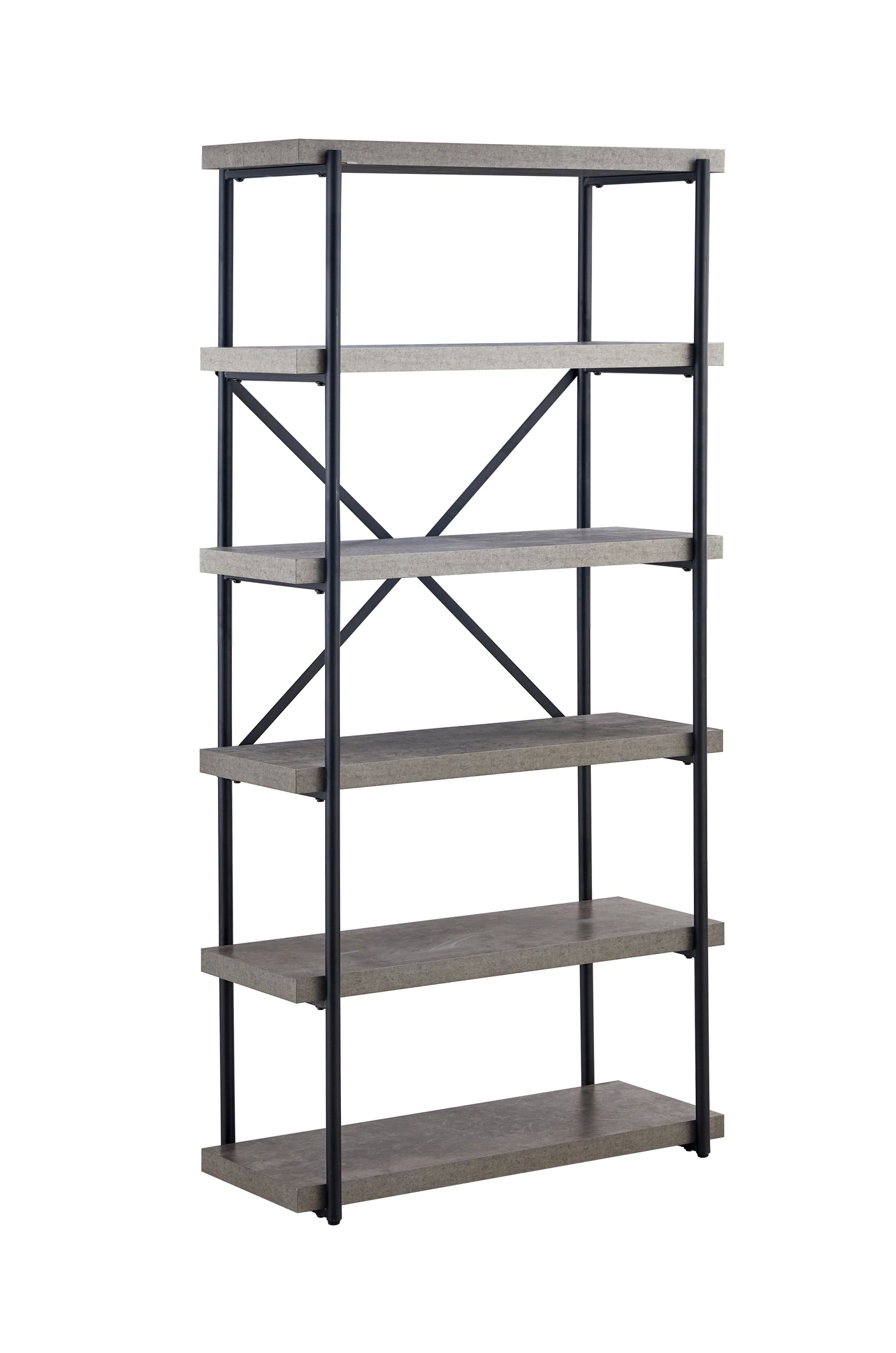 Fredrik Grey Bookcase