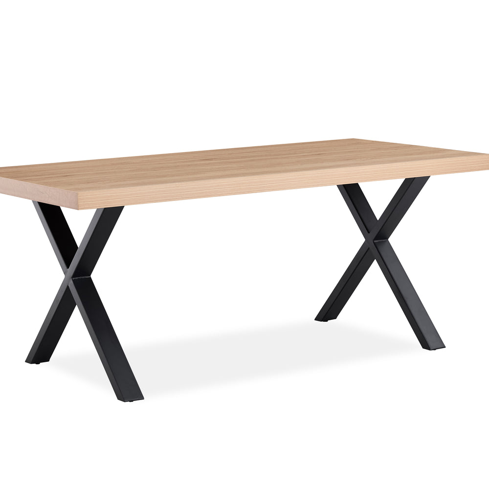 Fredrik Oak X Leg Table