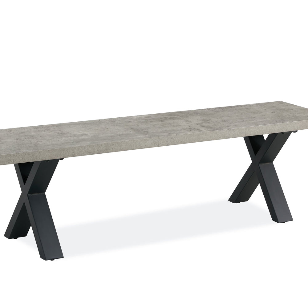 Fredrik Grey Bench
