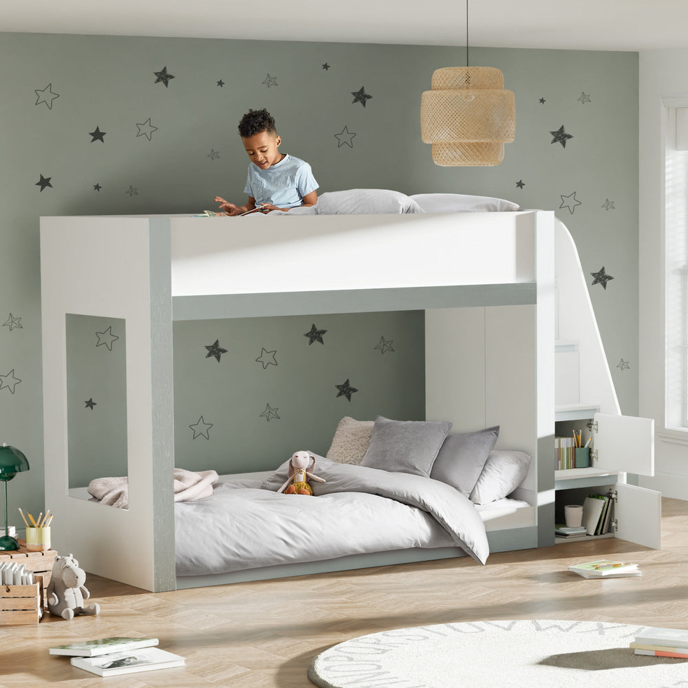 Gaia Bunk Bed - White - GAI002