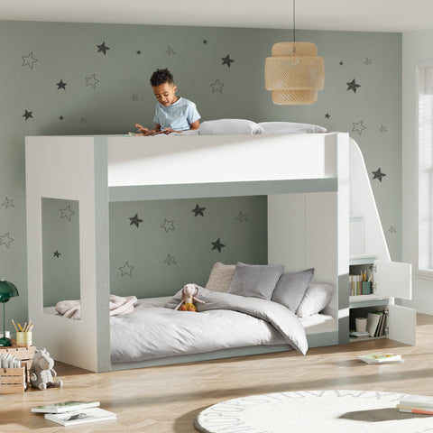Gaia Bunk Bed - White - GAI002