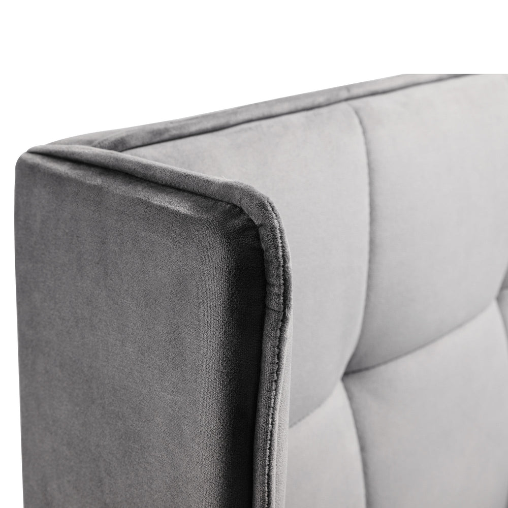 Gatsby Bed - Light Grey / Double - GAT001