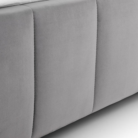 Gatsby Bed - Light Grey / Double - GAT001