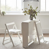 Gatan Small Gateleg Table With 2 Chairs
