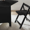 Gatan Small Gateleg Table With 2 Chairs - White - GAT201