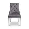 Gladstone Lion Head Dining Chair (Set of 2) - Grey - GLA002