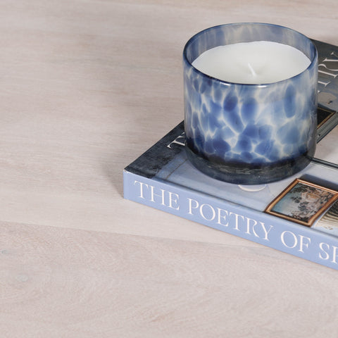 Blanche Acacia Fluted Oval Dining Table