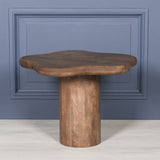 Dark Wooden Puddle Side Table