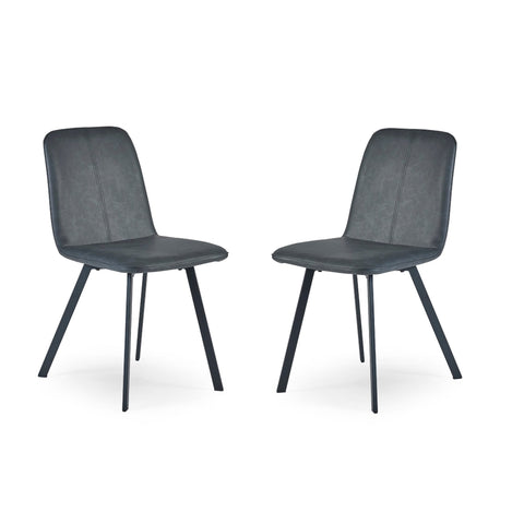 Goya Dining Chair (Set of 2) - Black - GOY011