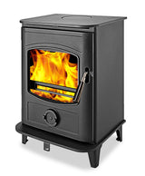 Graphite 5 multi-fuel stove with Heat Conveyor system | Home Centre Direct UK