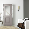 Grey Arnhem Glazed 1L LifeStyle - Silk Grey - 1981 x 686 (27") x 35mm